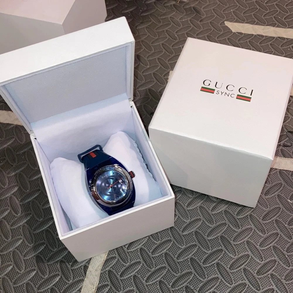 NWT blue Gucci sync unisex watch - Picture 1 of 11